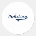 I Love Vicksburg Michigan Round Sticker