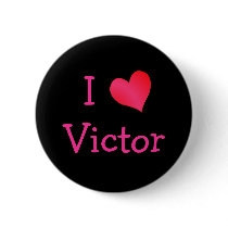 I Love Victor buttons by definingyou I Love Victor buttons