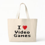 I Love Video Games bags