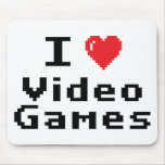 I Love Video Games Mousepad