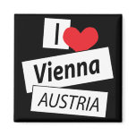 I Love Vienna Austria magnets