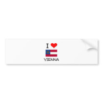 I Love VIENNA Georgia bumper stickers by cityshirt I Love VIENNA Georgia bumper stickers