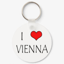 I Love Vienna keychains by fullofNuts I Love Vienna keychains