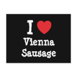 I love Vienna Sausage heart T-Shirt Postcards
