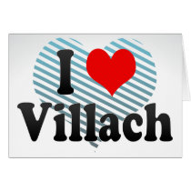 I Love Villach, Austria Card