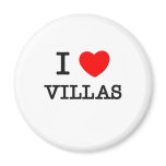 I Love Villas Refrigerator Magnets