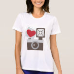 I Love Vintage Camera t-shirts