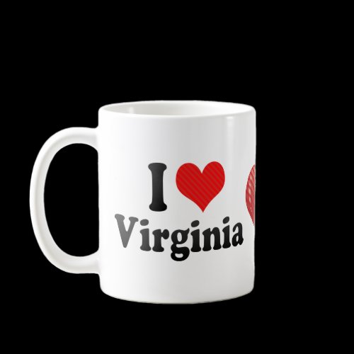 I Love  Virginia Coffee Mugs