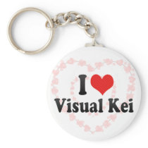 I Love Visual Kei Keychains