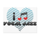 I Love Vocal Jazz Post Cards