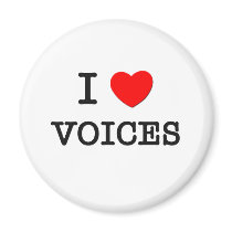 I Love Voices Magnets