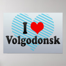 I Love Volgodonsk, Russia Poster