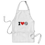 I love volleyball apron