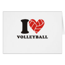I love volleyball card