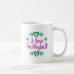 I Love Volleyball Coffee Mug