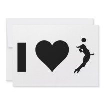 I Love Volleyball (Female) Custom Invite
