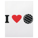 I love volleyball letterhead
