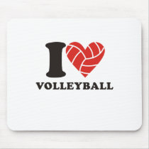 I love volleyball mousepads
