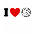 I Love Volleyball t-shirts