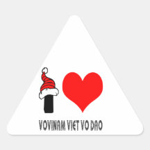 I Love Vovinam Viet vo Dao Design Stickers