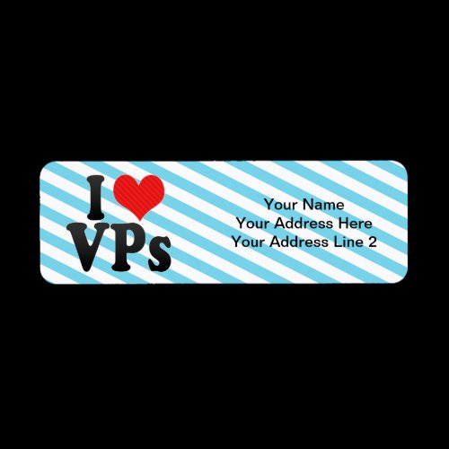 I Love VPs Return Address Label