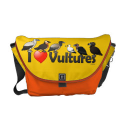 I Love Vultures (Eurasia) Rickshaw Large Zero Messenger Bag