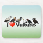I Love Vultures (Eurasia) Mousepad