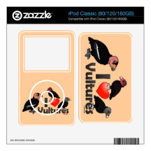 I Love Vultures iPod Decal