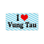 I Love Vung Tau, Viet Nam Address Label