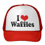 I Love Waffles Hats