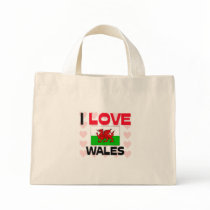 I Love Wales bags