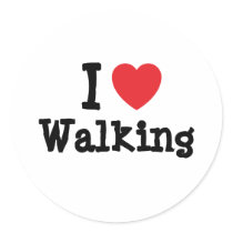 I love Walking heart custom personalized stickers by funnycustomtshirts I love Walking heart custom personalized stickers
