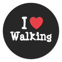 I love Walking heart custom personalized stickers by funnycustomtshirts I love Walking heart custom personalized stickers