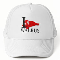 I Love Walrus Caps Hat