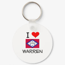 I Love WARREN Arkansas keychains