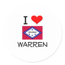 I Love WARREN Arkansas stickers