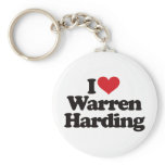 I Love Warren Harding Key Chain