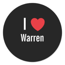 I love Warren stickers