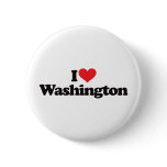 I Love Washington buttons