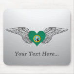 I Love Washington -wings Mouse Pads