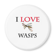 I Love Wasps Fridge Magnets
