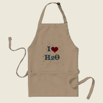 I Love Water! aprons