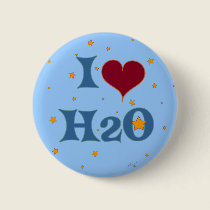 I Love Water! buttons
