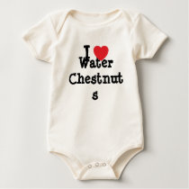 I love Water Chestnuts heart T-Shirt by funnycustomtshirts I love Water Chestnuts heart T-Shirt
