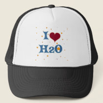 I Love Water! hats