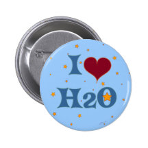 I Love Water! Pins