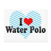 I Love Water Polo Postcards