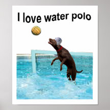 I love water polo print
