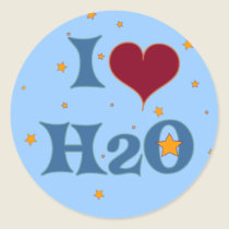 I Love Water! stickers