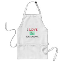 I Love Waterfowl aprons by tshirtshirts I Love Waterfowl aprons